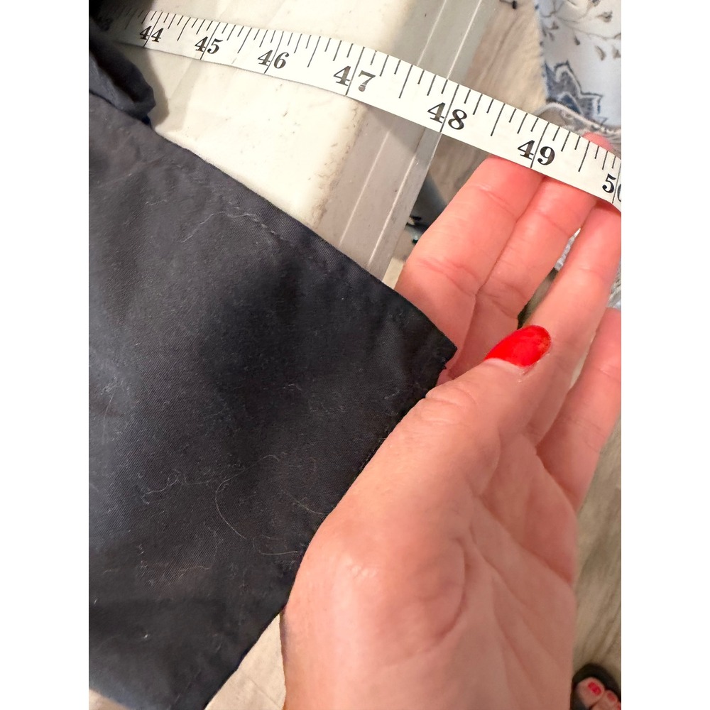 Marimekko Alfrina Solid Dress Womens 36 Black Asymmetrical Draped Scandi Chic - Picture 11 of 13